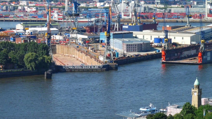 Dock Hamburger Hafen Dock Hamburger Hafen